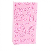 Éponge de nettoyage mignonne de dessin animé pour enfants, éponge de bain exfoliante ultra douce en PVA pour le corps