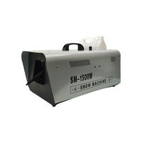 Machine à neige artificielle 1500W, machine à effet de neige DMX, générateur de neige pour scène, pour fêtes de Noël, mariages, DJ, clubs, événements