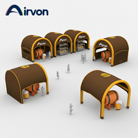 Stand promotionnel gonflable Airvon pour événements en plein air, fourni par le fabricant