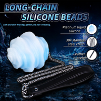 YOCY Fantasy Anal Plugs, plug anal en forme d'œuf avec chaîne de traction métallique, masseur de prostate, stimulation vaginale pour femmes, hommes et couples