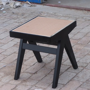Banc de salle à manger moderne de haute qualité, design moderne, <span class=keywords><strong>petit</strong></span> banc <span class=keywords><strong>en</strong></span> <span class=keywords><strong>rotin</strong></span>, bois massif, tabouret carré pour le <span class=keywords><strong>salon</strong></span> - Product Image 6
