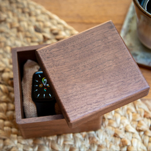 Chất lượng cao nâu vuông bằng gỗ hộp đồng hồ lưu trữ bao bì với bảo vệ biểu tượng tùy chỉnh - Product Image 4