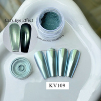 Poudre de vernis à ongles magnétique UV effet œil de chat SH Amber Fall Water Light avec pigment inorganique oxyde de fer