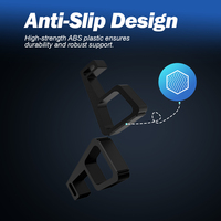 Support horizontal en ABS pour console de jeu PS4, PS4 Slim, PS4 Pro, avec design antidérapant, support de refroidissement, base, support peu encombrant