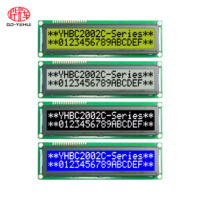 YH LCD2002 Módulo LCD 5V Pantalla verde azul Interfaz IIC/I2C Pantalla de alto contraste para uso industrial
