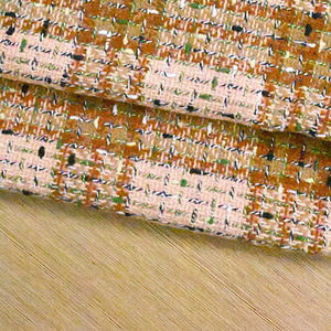 Phong cách ý kiểm tra vải tuýt-đầy màu sắc (Hồng/Trắng/Xanh nhạt) cho trang phục & quần áo mặc của phụ nữ - Product Image 4