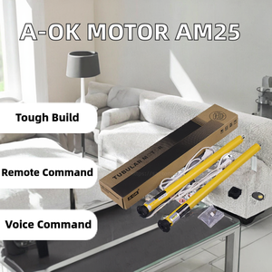 A-OK <strong>Motor</strong> AM25 Automatic Tubular <strong>Motor</strong> For 25mm Roller Shutters Electric Smart Home <strong>Curtain</strong> <strong>Motor</strong> App Control Includes <strong>Curtain</strong> - Product Image 2