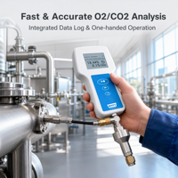 Détecteur d'oxygène OXYBABY O2CO2/O2 avec alarme lumineuse et faible précision