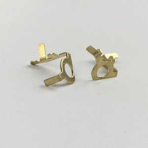 Custom Brass Stamping <b>Spring</b> <b>Clip</b> For Battery Conductive Parts Nonstandard Size Copper Material - Product Image 2