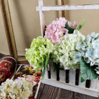 Promo! Bunga Hydrangea Sutra Buatan Tangan Real Touch Berwarna-warni, Bunga Artificial untuk Hari Ibu, Halloween, Dekorasi Rumah & Pernikahan