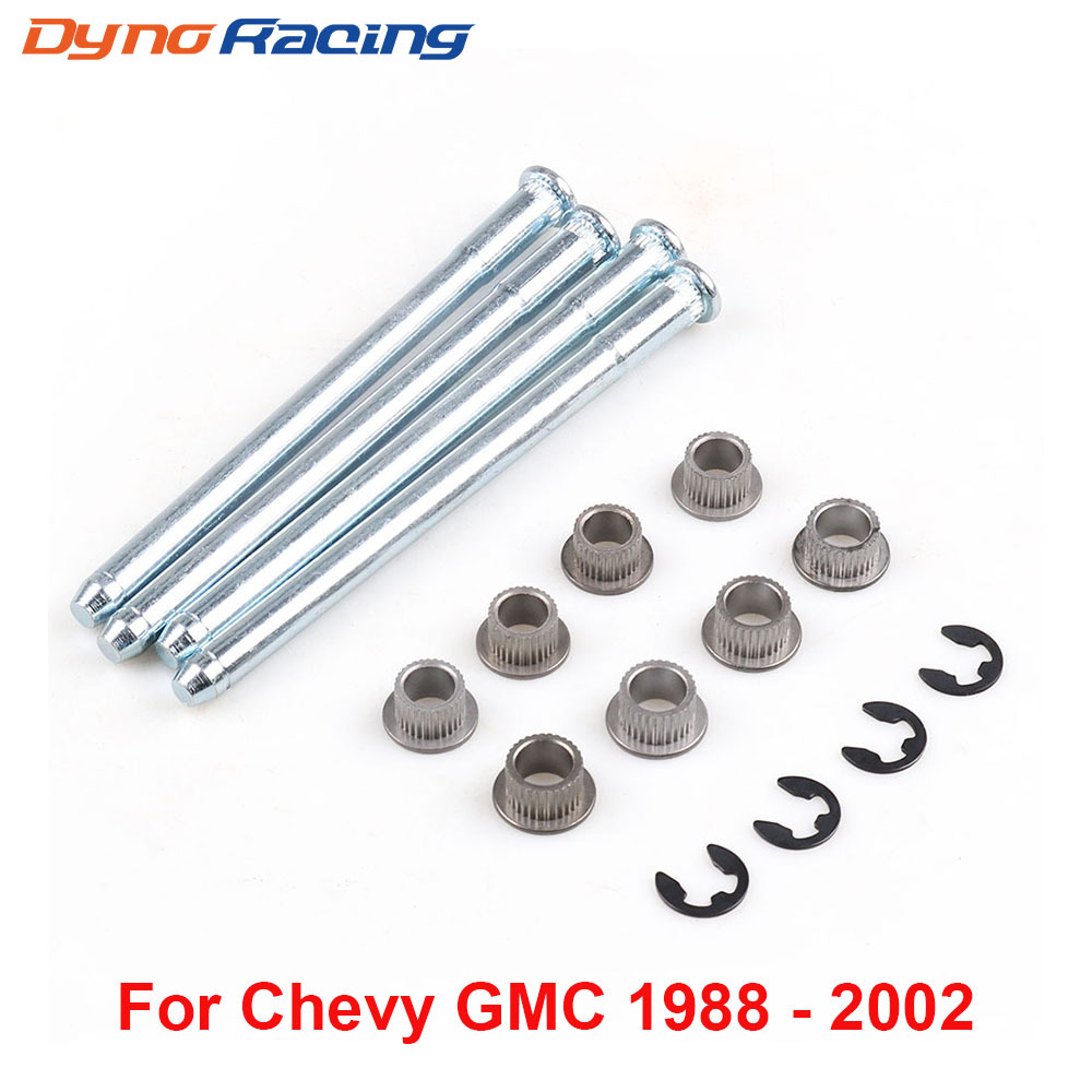 For 1988-2002 Chevy GMC Fullsize Truck 2 Door Door Hinge Pins & Pin Bushing Kit For 1988-2002 Chevy GMC Fullsize Truck 2 Door Door Hinge Pins & Pin Bushing Kit
