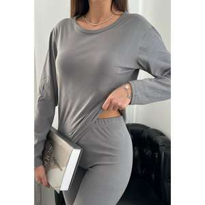 ชุดกันหนาวสีเทาขายส่ง เสื้อผ้าสำหรับกิจกรรมกลางแจ้งแบบเทคนิคอล - Product Image 2