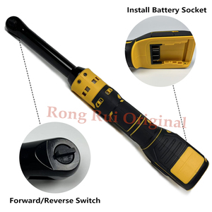 Kunci Pas Ratchet Elektrik Industri Tanpa Kabel DeWalt 20V <span class=keywords><strong>3</strong></span>/8\" Leher Panjang Torsi Tinggi untuk Perbaikan Mobil dengan Daya Baterai - Product Image 4