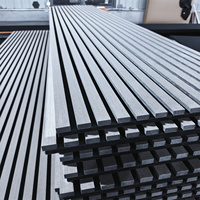 Panneau acoustique Akupanel MDF insonorisant à lattes, stratifié PET, placage bois chêne pour murs et plafonds, idéal pour auditoriums et salles.