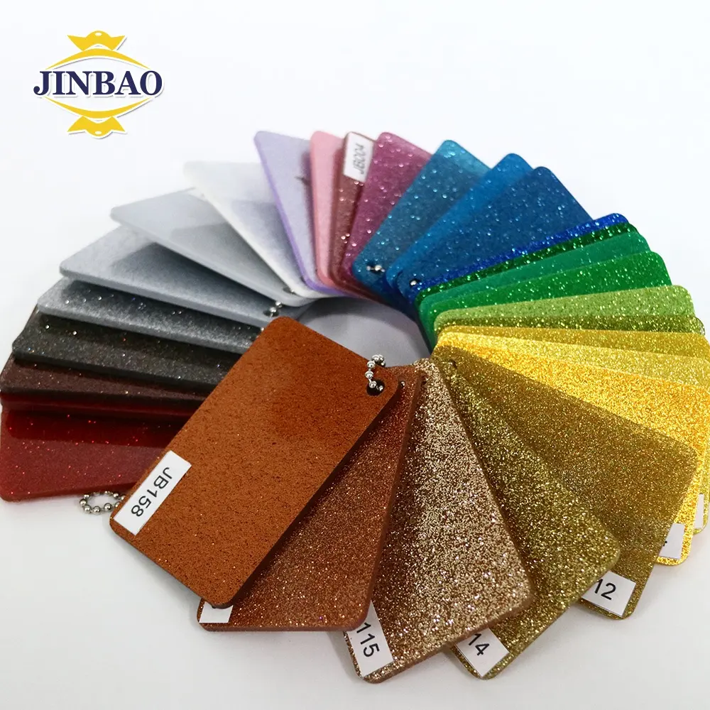 JINBAO — feuille acrylique en marbre, noyau des perles de marbre, 2mm 3mm 5mm, 10 pièces