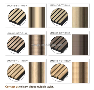 Panel Acústico de Listones de Madera con Revestimiento de Fieltro PET, Insonorización Moderna para Cine en Casa y Sala de Estar, Reducción de Ruido del 90%, Ecológico para Estudio - Product Image 6