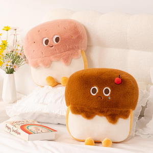 Lindo jazmín fresa pastel de Chocolate muñeco de peluche PP algodón relleno malla sofá sala de estar cama cojín relleno comida almohada Juguetes - Product Image 4