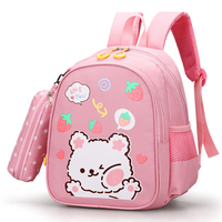 Sac à dos anti-perte à motif de dessin animé en gros, sac à dos mignon pour tout-petits, sacs d'école de maternelle à la mode pour enfants, usage quotidien