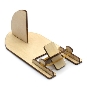 Wooden Rubber Band Boat <b>Diy</b> <b>Kit</b> Lightweight Racing Model For Kids Steam Education Science Experiment Toy - Product Image 1