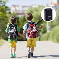 Pelacak LBS GSM, alat pelacak GPS LocatorHot mobil Mini GF07 GSM/GPRS/GPS