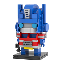 Ensemble de blocs de construction créatifs MOC, personnage unisexe Dinton, version animation, modèle en plastique ABS, jouet éducatif DIY, couleur personnalisée
