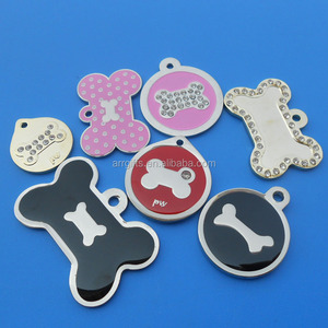 De alta calidad de oro de la flor en forma de logotipo en blanco latón Etiqueta de perro - Product Image 6