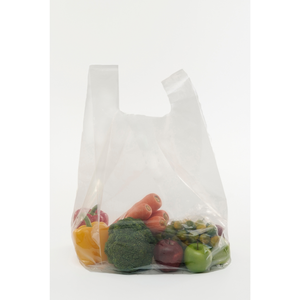 Bolsa de Compra de Supermercado de Plástico Biodegradable Ecológica Personalizada al por Mayor, Bolsa de Camiseta Degradable Soluble en Agua - Product Image 1