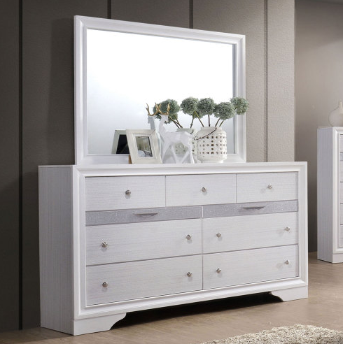 White + Solid Wood + Contemporary