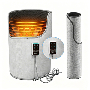 Nouvelle Génération 360 °   Chauffe-jambes électrique pliable sous le bureau, chauffe-pieds imperméable avec protection contre la surchauffe pour l'hiver - Product Image 3