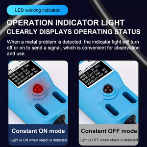 KANE-Interruptor de límite de carrera serie, sensor de proximidad inductivo de metal cuadrado de Grado Industrial, PNP, NPN, dos tres cables, 1, 2, 2, 1, 2 - Product Image 4