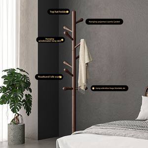 Elegante Perchero <span class=keywords><strong>de</strong></span> <span class=keywords><strong>madera</strong></span> con organizador <span class=keywords><strong>de</strong></span> colgador <span class=keywords><strong>de</strong></span> ropa elegante colgador <span class=keywords><strong>de</strong></span> piso - Product Image 4