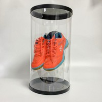 Soporte de exhibición para zapatillas, tubo de exhibición para zapatos flotantes redondos, 2022