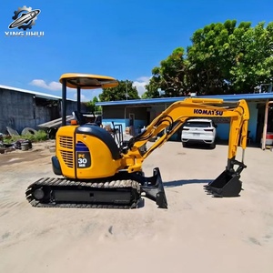 Used Komatsu30 MiniCrawler Excavator 3Ton 0.1m³<b>Bucket</b> Original Japan Brand <b>Small</b> Construction Excavator Low Hours Good Condition - Product Image 2