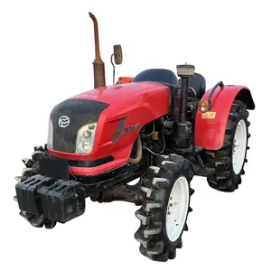 Mini trator agrícola usada a máquina de agricultura, venda quente mini 4 rodas 55 hp DF554-3 trator com baixo preço