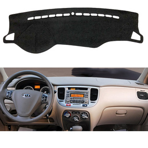 자동차 대시 보드 매트 기아 리오 2 2005 2006 2007 2008 2009 대시 보드 커버 매트 차양 매트 미끄럼 방지 패드 카펫 보호 자동차 - Product Image 1
