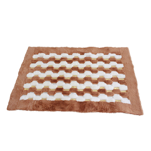 Tappeto astratto dorato decorazione camera da letto di lusso grande Area <span class=keywords><strong>tappeti</strong></span> divano <span class=keywords><strong>tappeti</strong></span> laterali <span class=keywords><strong>per</strong></span> soggiorno morbido soffice salotto tappetino - Product Image 5