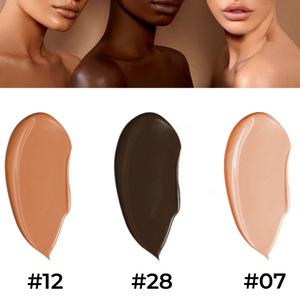 Anti-cernes liquide matifiant naturel waterproof à forte couvrance, effet bronzer brun, marque privée, best-seller - Product Image 2
