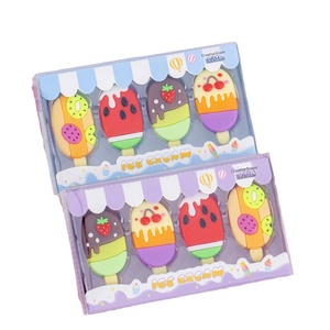 Gomme créative en caoutchouc en forme de fruits et de crème glacée, colorée, pour étudiants, modèle 8602, vente en gros, cadeaux de Noël du 1er juin, prix de fin d'année - Product Image 5