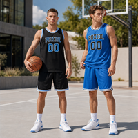 Maillot de basket-ball réversible imprimé sur mesure, anti-transpiration, design personnalisé pour les clubs, les ligues et les tournois