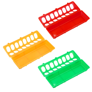 Mangeoire à volaille en plastique Flip-Top <span class=keywords><strong>Canard</strong></span> Oie Seau d'alimentation Mangeoire à poulet Auge - Product Image 4