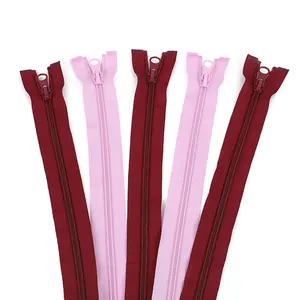 Multiple colors optional 3# 5# 7# Nylon Zippers with fancy spray-painting raincoat tent zipper