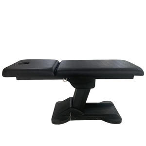 Lit de massage facial électrique Sincoo B052 à 2 moteurs en cuir synthétique pour hôtel et salon, mobilier de salon de beauté de qualité commerciale - Product Image 3
