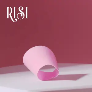 RISIユニークなまつげエクステンション再利用可能なアイパッドは、独自のブランドの低MOQラッシュまつげパッチまつげ用シリコンアイパッドを提供します