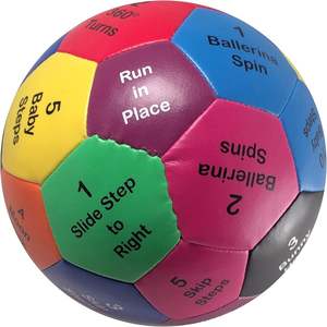 Bola de rompehielos de PU con estampado personalizado, juguete suave para niños, entrenamiento transfronterizo, relleno de algodón PP para construcción de equipos sociales - Product Image 3