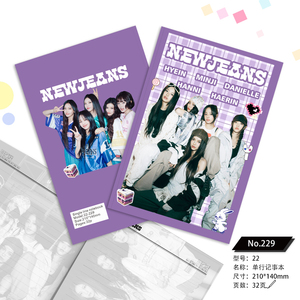 Link a Tutti i Modelli |   Merchandise delle Band K-pop - Quaderno Grafico da Collezione a 32 Pagine, Personalizzabile per il Supporto dei Fan - Product Image 6