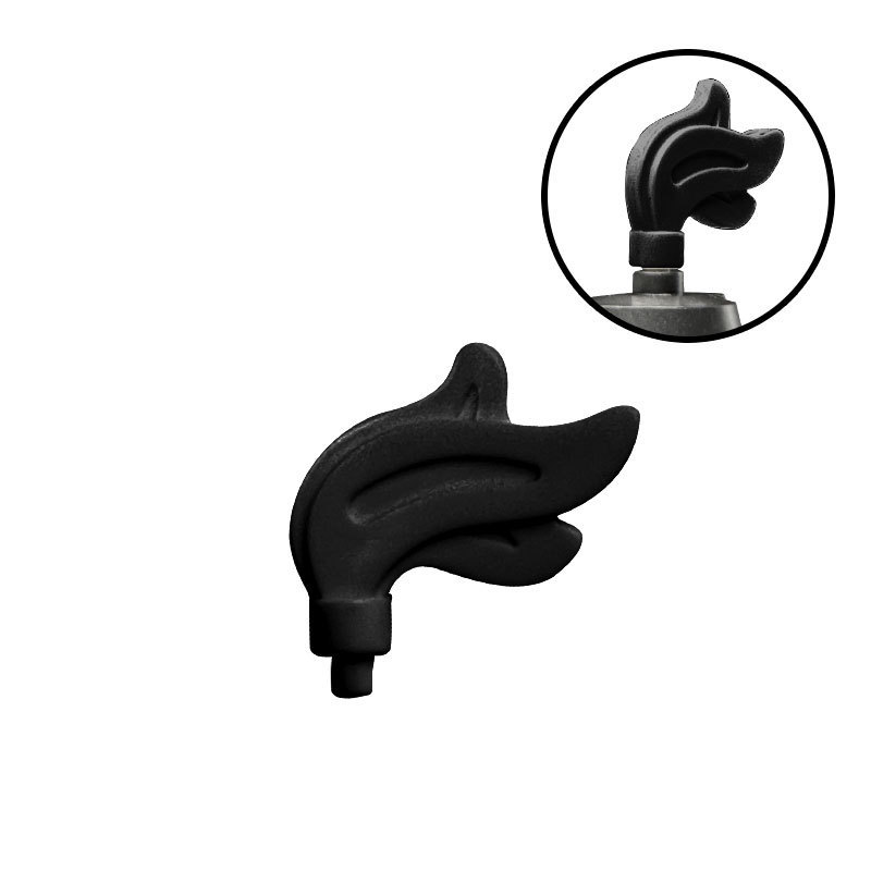64647-Flame Head Feather Black
