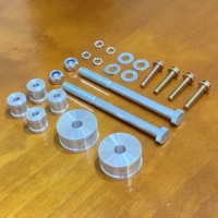 Kit de suspension surélevée Unity4wd 4X4 Offroad Diff Drop pour Hilux Revo Vigo - Noir acier avec biellette de stabilisation avant