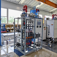 Nouvelles membranes d'électrodialyse (EDR) de 500 L pour le traitement de l'eau, la désalinisation acide/base, 1 an, 2 kW de puissance, 50 V, équipement