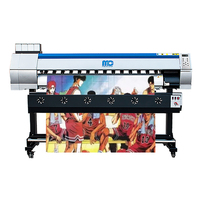 Imprimante grand format 1.8m/6ft eco Solvent Traceur XP600/DX11 Toile Bâche One Way Vision Machine d'impression
