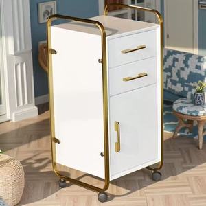 Latest High Quality Black&Gold Hair Stylist <b>Trolley</b> Pedicure <b>Trolley</b> Manicure Pedicure <b>Trolley</b> Salon Furniture - Product Image 3